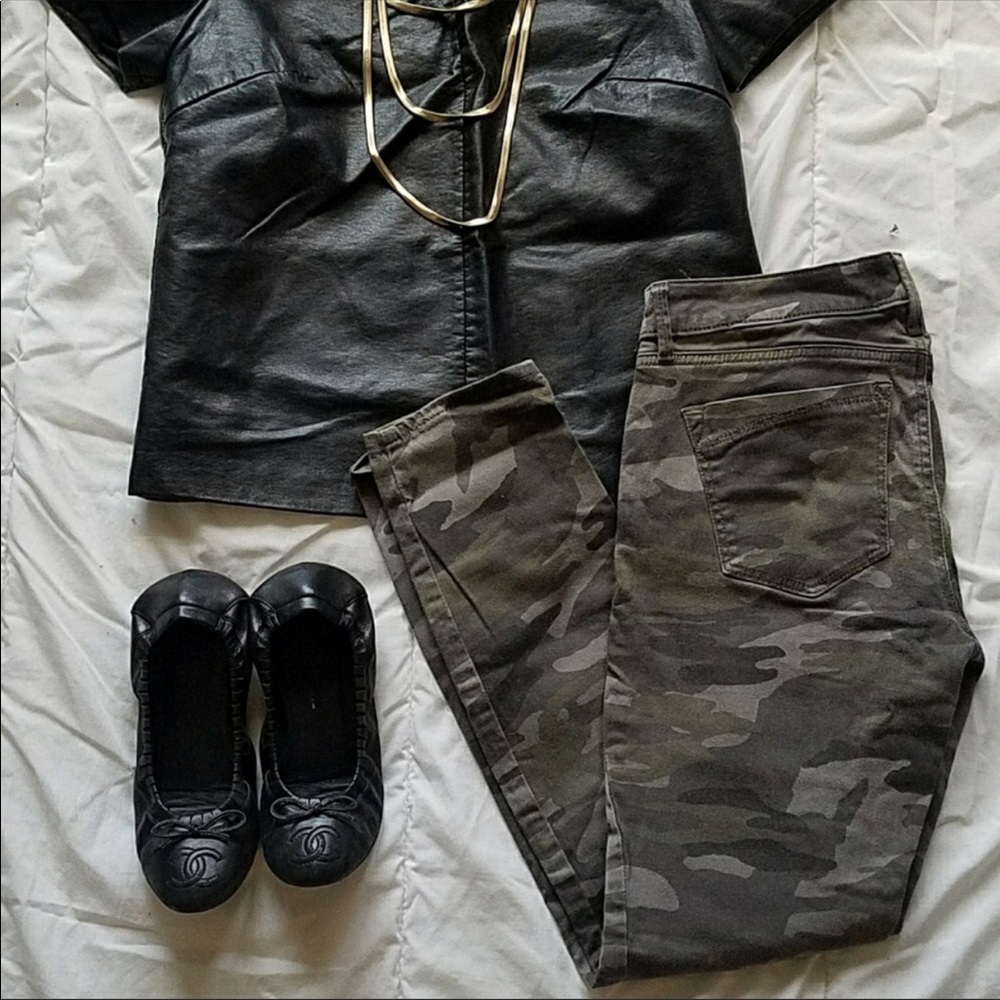 Express Camo Ankle Jeggings